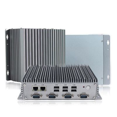 มินิบ็อกซ์ไร้พัดลมอุตสาหกรรม PC DC 9V - 36V 8th Gen 4GB M.2 120G SSD