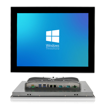 15 &quot;8th Gen I3 Linux Capacitive Multi Touch Panel Fanless Industrial AIO PC