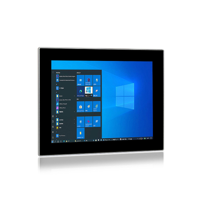 J6412 PCAP แผงสัมผัส 3 * LAN 12 &quot;All In One Industrie PC ด้านหน้า IP65