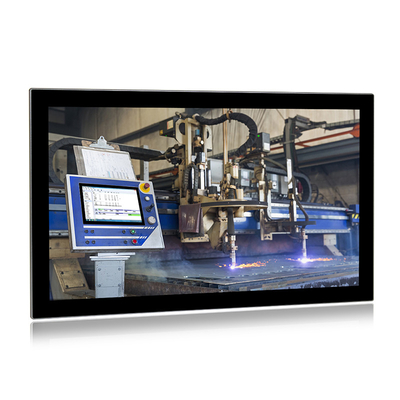 24 นิ้ว J6412 Windows 11 HMI แผงพีซีหน้าจอสัมผัสแบบ Capacitive พร้อม 2xRS485