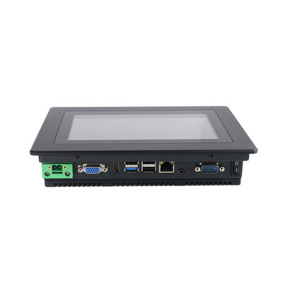 500 Nits PCAP Flat Bezel 7 นิ้วแผงพีซี, Celeron Industrial Touch Screen Computer