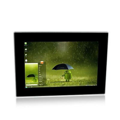 เดสก์ท็อป RK3288 2 * RS232 Android Wall Mount Touch Screen ขนาด 10 นิ้ว