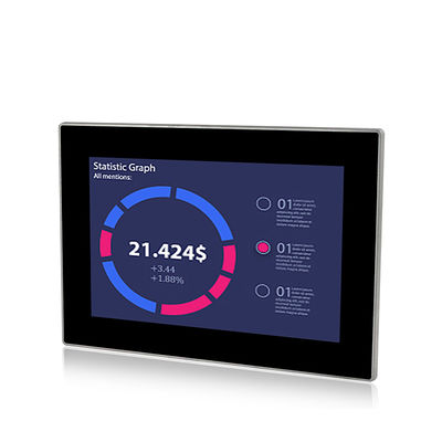 1280x800 SUS304 แผงกันน้ำพีซี Windows 10 35W Capacitive