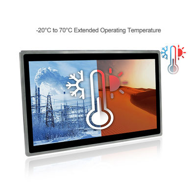 Linux 24&quot; Industrial All In One Touchscreen PC Flat Multi Touch