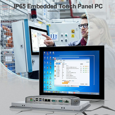 I7-8565U พีซีหน้าจอสัมผัสที่ทนทาน 6 COM Ubuntu Touch Screen Pc Computer