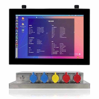 450cd / M2 SUS304 หน้าจอสัมผัสกันน้ำ PC 12 นิ้วสำหรับอุตสาหกรรมเนื้อสัตว์