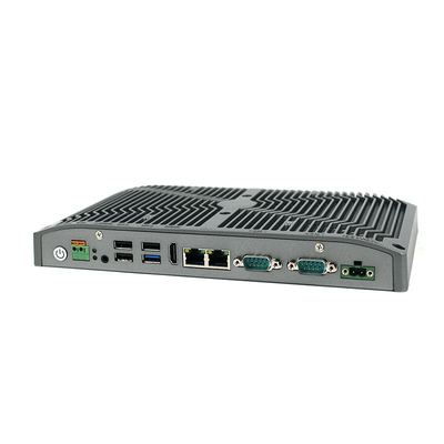 Bluetooth Industrial Embedded Box PC 25w ทนทาน I3 I5 I7 Fanless TPM2.0