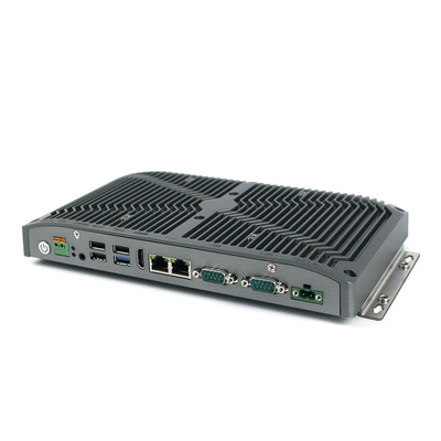 15W Fanless Embedded Box Pc J1900 อลูมิเนียมอัลลอยด์ TPM2.0 DC9-36V