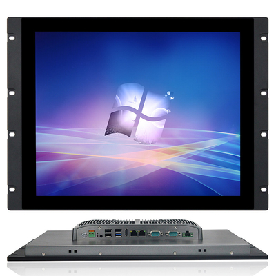 แผงสัมผัสแบบ Capacitive แบบติดตั้งบนแร็ค PC Linux 19 &quot;แผง HMI อุตสาหกรรม