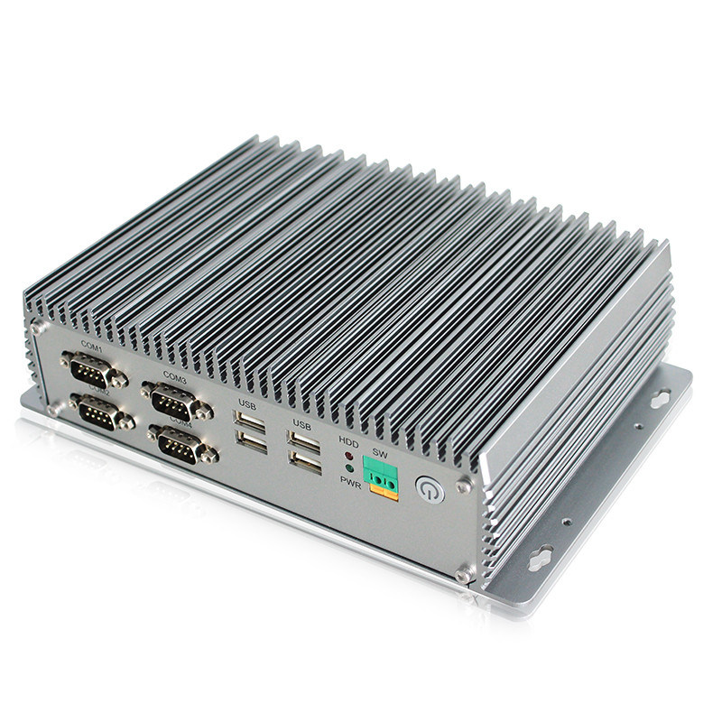 คุณภาพ คอมพิวเตอร์อุตสาหกรรมขนาดเล็กที่ทนทาน LAN 4 COM 8 USB RS232 RS485 8th CPU 2 โรงงาน