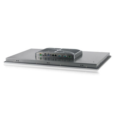 แผงสัมผัสแบบฝังตัวอุตสาหกรรมขนาด 24 นิ้ว PC Core J1900 4GB RAM 64GB SSD