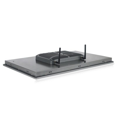 ด้านหน้า IP67 Industrial Touch Computer I3 I5 I7 CPU 24 นิ้วแผง PC DC IN 9V - 36V