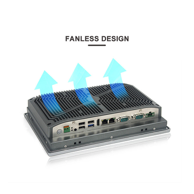 I5-8265U Industrial All In One แผงพีซี 10 นิ้วแผงคอมพิวเตอร์พร้อม DC IN 9V - 36V