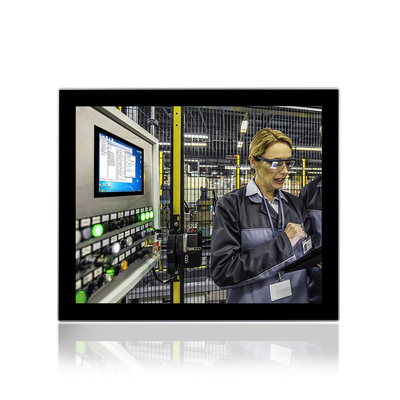 อลูมิเนียมอัลลอยด์ฝังตัวอุตสาหกรรม 19 นิ้ว Touch Panel PC พร้อมใบรับรอง CE FCC