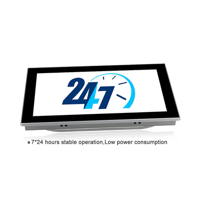 มินิอุตสาหกรรมทัชสกรีนพีซีติดผนัง 13.3 &quot;FHD All In One 10 จุด Touch Core I5