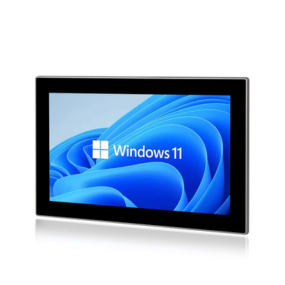หน้าจอสัมผัสกันน้ำ 13.3 นิ้วแผงสัมผัสด้านหน้าคอมพิวเตอร์ HMI Industrial Panel PC