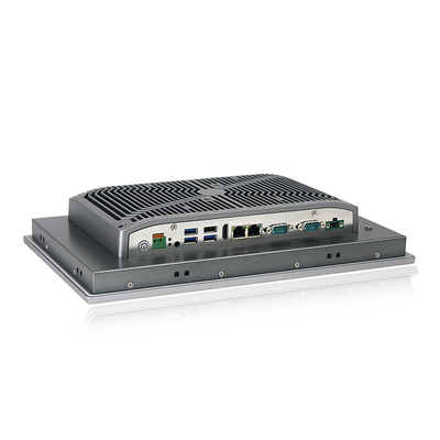 หน้าจอสัมผัสกันน้ำ 13.3 นิ้วแผงสัมผัสด้านหน้าคอมพิวเตอร์ HMI Industrial Panel PC
