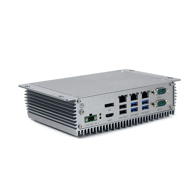 มินิคอมพิวเตอร์ฝังตัวแบบไม่มีพัดลม J6412 DDR4 M.2 SSD 3xRJ45 Lan Linux / Win10 Pro