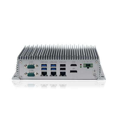 มินิคอมพิวเตอร์ฝังตัวแบบไม่มีพัดลม J6412 DDR4 M.2 SSD 3xRJ45 Lan Linux / Win10 Pro