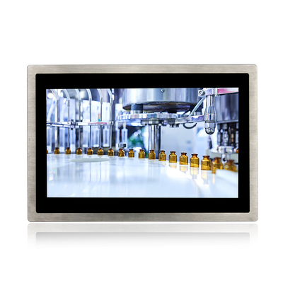 Waterproof IP69K Panel PC 13.3 &quot;1920 X 1080 LCD Industrial All In One Panel PC