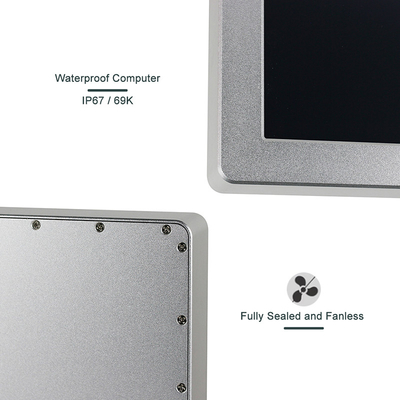 แผงสัมผัส HMI แบบสัมผัสขนาด 19 นิ้ว IP67 IP69k Waterproof 4G Industrial Panel PC