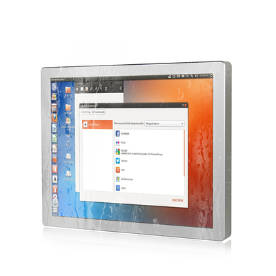 19 '' พีซีหน้าจอสัมผัสกันน้ำพีซีอุตสาหกรรม Windows พร้อม 4G RAM 32G SSD