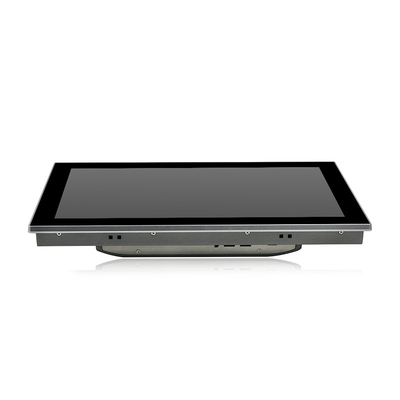 เจนเนอเรชั่นที่ 8 Core I7 FHD หน้าจอสัมผัสแบบ Capacitive กันน้ำพีซีแผงอุตสาหกรรมที่ทนทาน