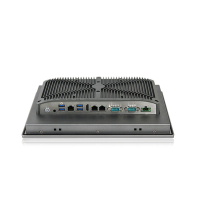 J6412 PCAP แผงสัมผัส 3 * LAN 12 &quot;All In One Industrie PC ด้านหน้า IP65