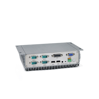 Fanless Mini Industrial Embedded Box PC Window 11 พร้อม 6 * COM