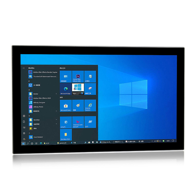 23.8 นิ้ว FHD PCAP Industrial Panel PC All In One VESA Mount Windows 10