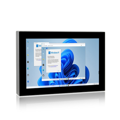 12 นิ้ว I3-6100U Dual Core Industrial AIO PC IP69K คอมพิวเตอร์หน้าจอสัมผัสกันน้ำ