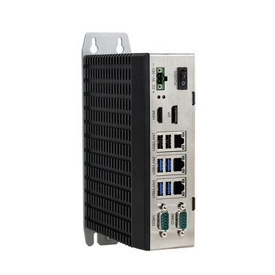 DIN Rail Industrial Fanless Mini PC Windows10/11 8gb พร้อม 3 X LAN