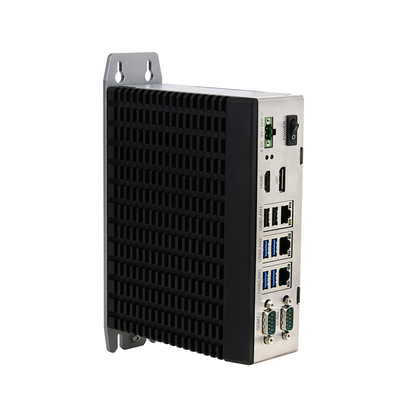 J6412 3 LAN 2 COM คอมพิวเตอร์อุตสาหกรรมแบบฝังตัวไร้พัดลมสำหรับการควบคุมอุตสาหกรรม