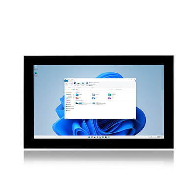 Wide DC9-36V Multitouch Capacitive Touchscreen PC พีซีไร้พัดลม