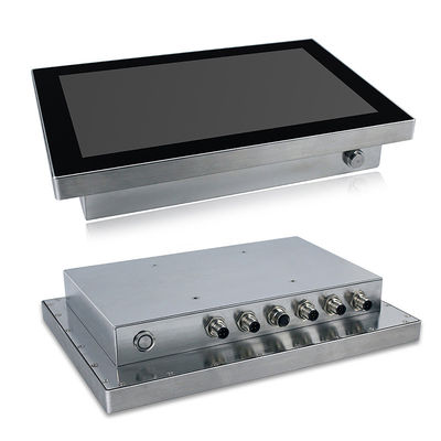 HMI 12 &quot;Industrial All In One Pc Touch Screen 1280 * 800 I3 แผงพีซี