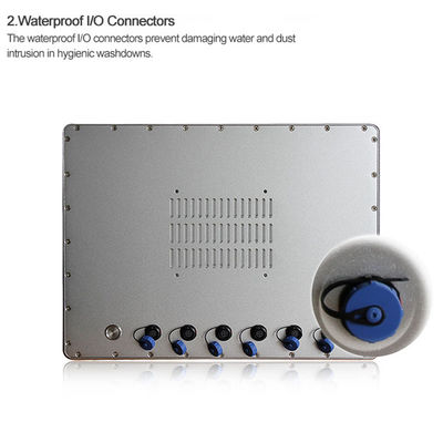 Core I5 ​​Industrial All In One Touchscreen PC ขนาด 15 นิ้ว Ip66 Waterproof