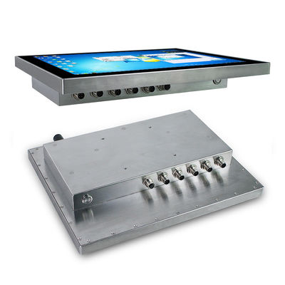สาย VGA Windows 7 แผงพีซี 15 นิ้ว Ip69k คอมพิวเตอร์อุตสาหกรรมที่ทนทาน