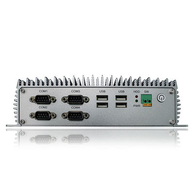 ผลิตภัณฑ์คอมพิวเตอร์อุตสาหกรรมฝังตัว J1900 3855U I3 I5 HDMI VGA Fanless Box Pc