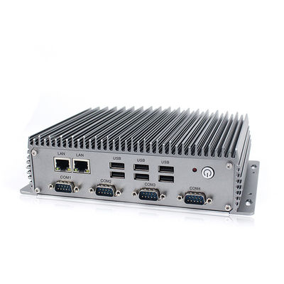 OEM Win10 DDR4L MSATA Industrial Fanless Mini PC I5 Compact Rugged Embedded