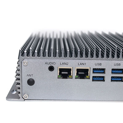 OEM Win10 DDR4L MSATA Industrial Fanless Mini PC I5 Compact Rugged Embedded