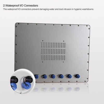 17 นิ้ว Windows Xp Industrial Touch Panel PC Ip65 Resistive Touch พร้อม GPIO