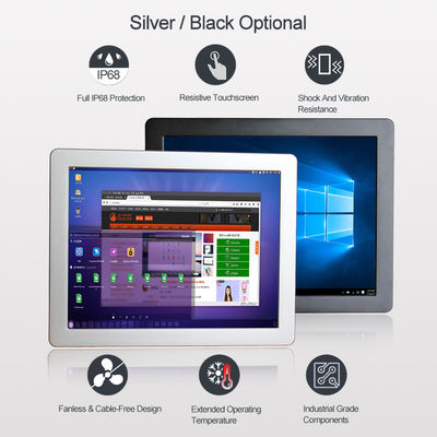 OEM Linux IP68 Waterproof Touch Screen PC ติดผนังสำหรับสภาพแวดล้อมที่รุนแรง