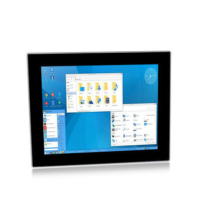 Ip65 12 &quot;จอภาพสัมผัสแบบ Capacitive Multi Touch VGA DVI USB HDMI Vesa Mounting