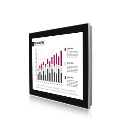 จอแบน 15in IP65 Industrial Touch Screen Display Monitor Flush Mount