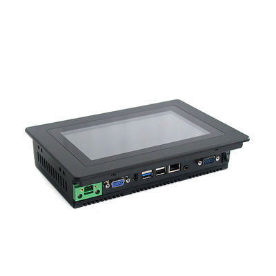 พีซีแผงสัมผัสอุตสาหกรรมขนาดเล็กขนาด 7 นิ้วฝังตัว IP65 ด้านหน้า HMI
