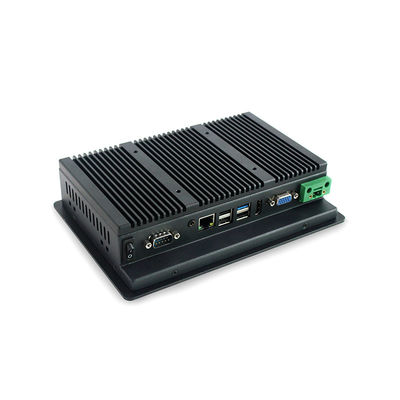 500 Nits PCAP Flat Bezel 7 นิ้วแผงพีซี, Celeron Industrial Touch Screen Computer
