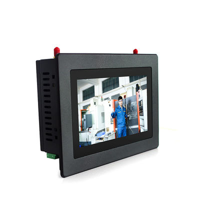 พีซีแผงสัมผัสอุตสาหกรรมขนาดเล็กขนาด 7 นิ้วฝังตัว IP65 ด้านหน้า HMI