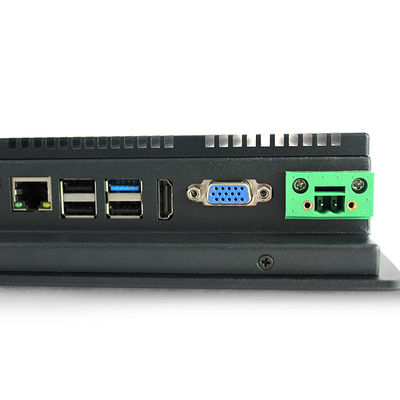 พีซีแผงสัมผัสอุตสาหกรรมขนาดเล็กขนาด 7 นิ้วฝังตัว IP65 ด้านหน้า HMI