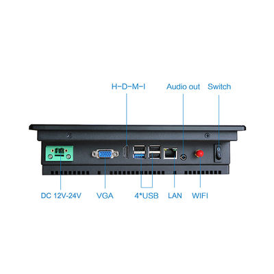 8.4 &quot;800*600 IP65 HMI แผงอุตสาหกรรม PC Touch Screen พร้อม Wifi