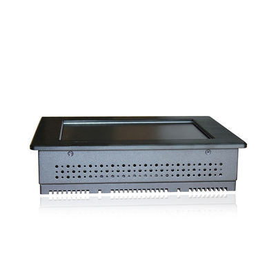 Linux Celeron Industrial Fanless มินิพีซี Dual Core 3855U AIO Touch Screen